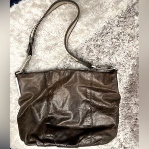 Calvin Klein Leather Shoulder bag Brown